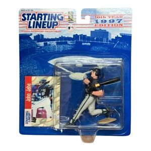 John Jaha Milwaukee Brewers Starting Lineup 1997 Edition Figure and Card